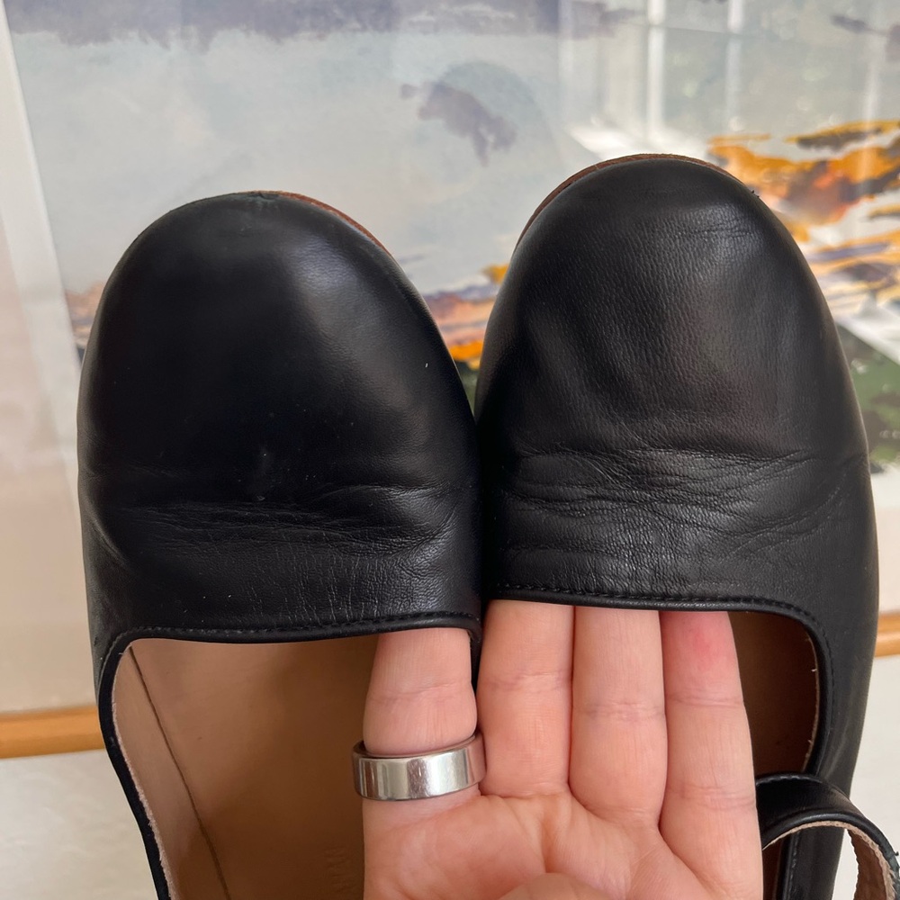 Caron Callahan Ellie Mary Jane Flats in black / leather size 40 - Picture 7 of 10